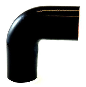 2.75" silicone 90 degree elbow - Gloss Black - Diesel Freak
