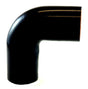 2.75" silicone 90 degree elbow - Gloss Black - Diesel Freak