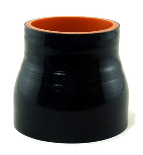 3" ID to 2.38" ID coupler - Gloss Black - Diesel Freak