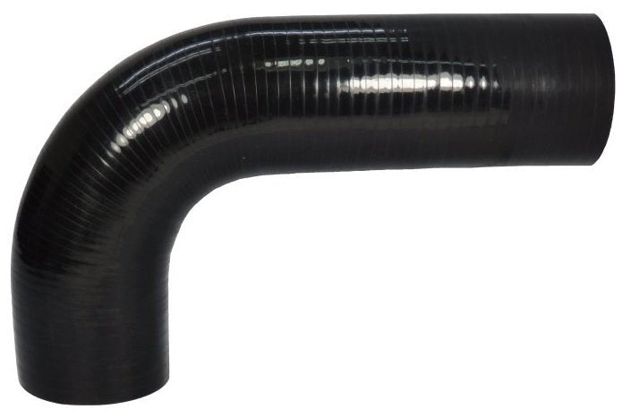 3" ID Wide Radius - Gloss Black - One Long Leg - Diesel Freak