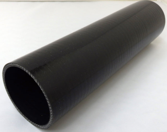 3" ID X 12" Long - Gloss Black - Black Liner - Diesel Freak