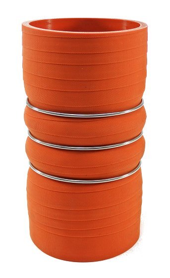 3" ID X 6" Long - Matte Red - Aramid 500 Degrees - Diesel Freak