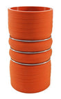 3" ID X 6" Long - Matte Red - Aramid 500 Degrees - Diesel Freak