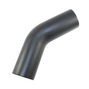 3" OD X 45 Degree Carbon Fiber - Matte Finish - Diesel Freak