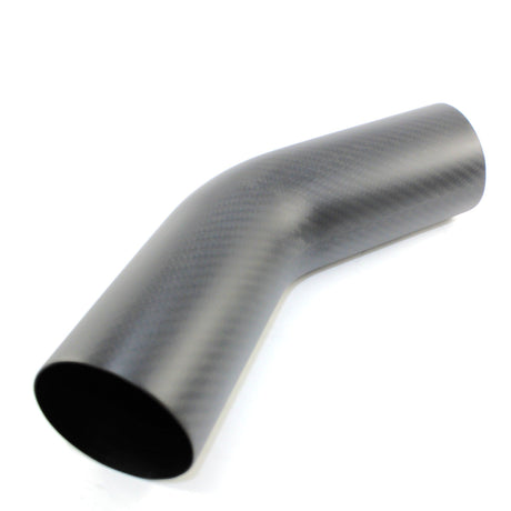 3" OD X 45 Degree Carbon Fiber - Matte Finish - Diesel Freak