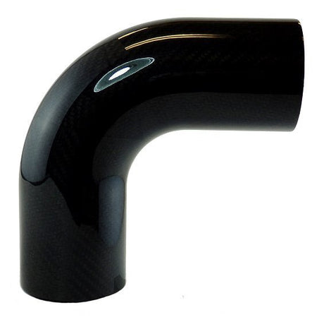 3" OD X 90 Degree carbon fiber elbow - Diesel Freak