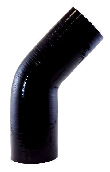 3" to 2 - 3/4" ID silicone 45 degree elbow - Diesel Freak