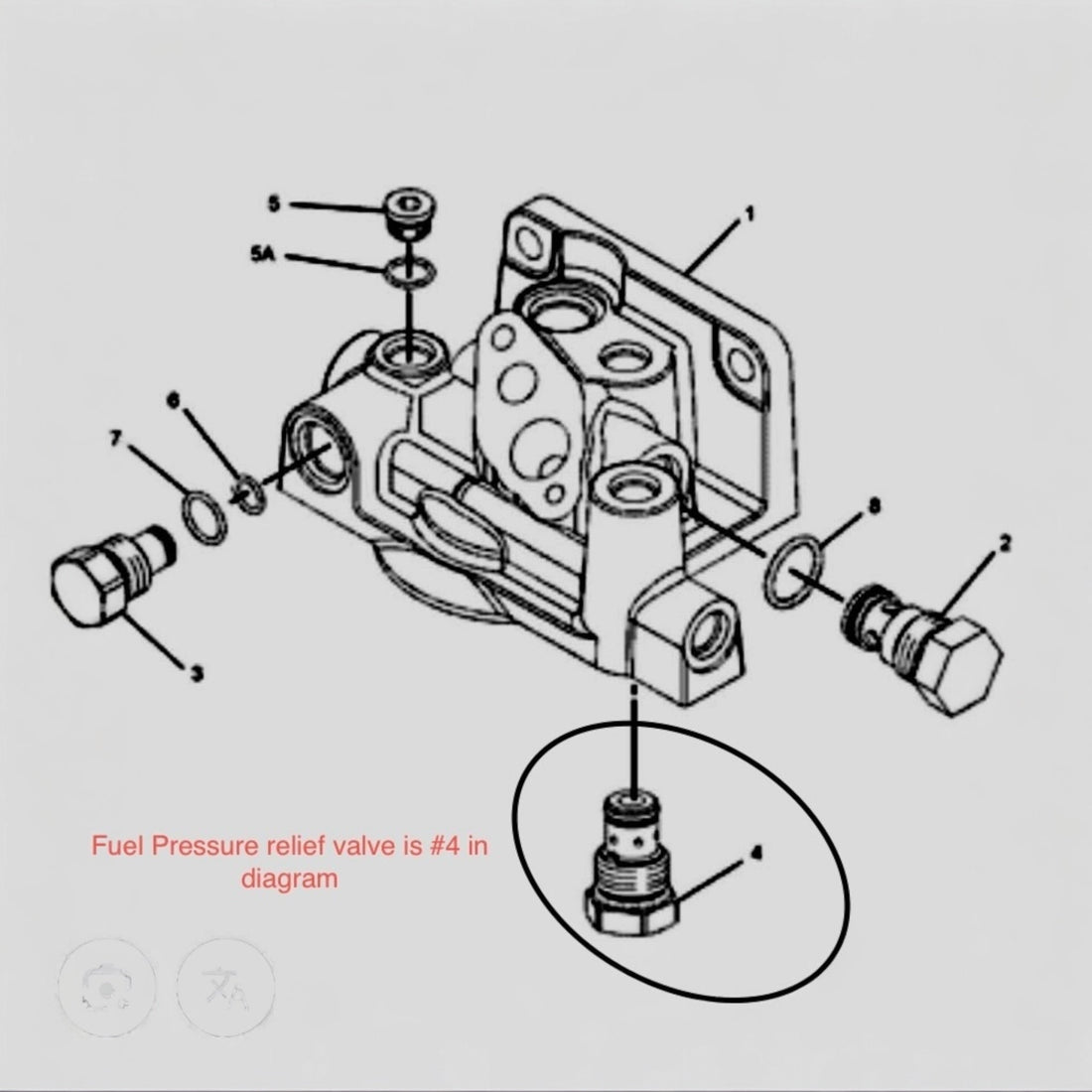 3049385 High volume fuel pressure relief valve - Diesel Freak