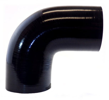 3.12" to 3" ID 90 degree elbow Gloss Black - Diesel Freak