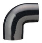 3.25" to 3" ID Gloss Black - 4.5" leg length 90 degree elbow - Diesel Freak