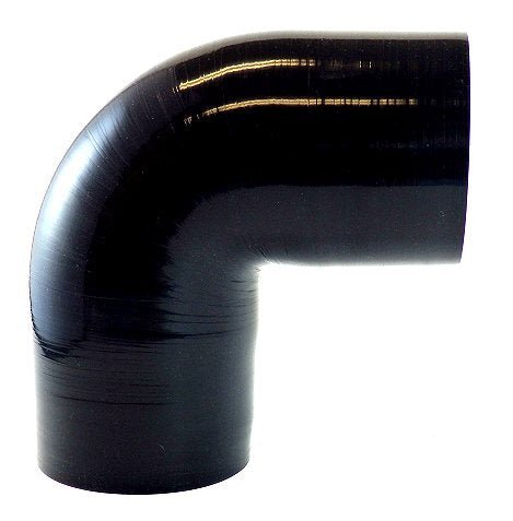 3.5" ID 90 degree elbow - Gloss Black - Diesel Freak