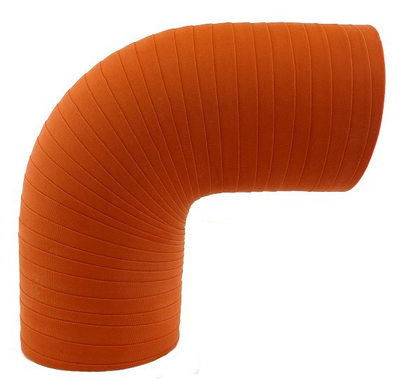 3.5" ID - Matte Red - Aramid 500 Degrees - Diesel Freak
