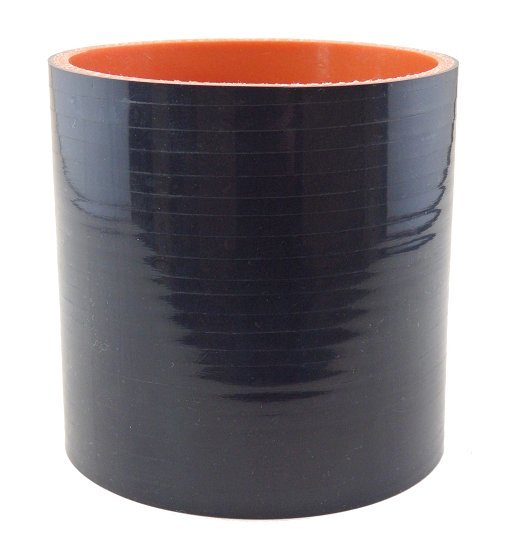 3.5" ID X 4" Long coupler - Gloss Black - Diesel Freak