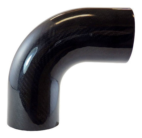 3.5" OD X 90 Degree Carbon Fiber elbow - Diesel Freak