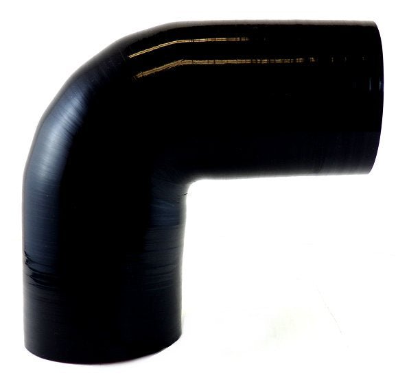 3.5" to 3.25" ID Gloss Black 90 degree elbow - Diesel Freak