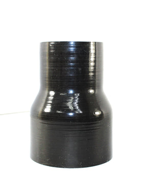 4" ID to 3" ID X 6" Long reducing coupler - Gloss Black - Diesel Freak