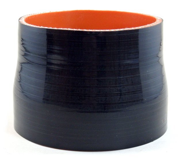 4" ID to 3.63" ID Coupler - Gloss Black - Diesel Freak