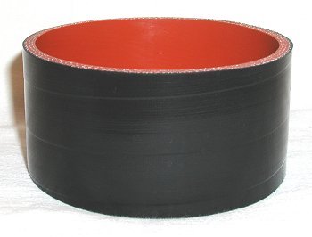 4" ID X 2" Long coupler - Gloss Black - Diesel Freak