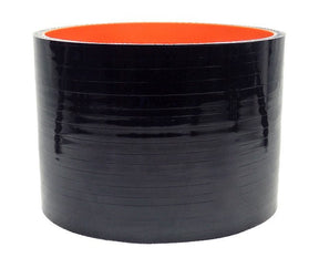 4" ID X 3" Long coupler - Gloss Black - Diesel Freak