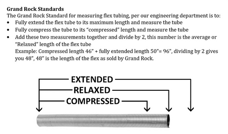 4" OD Flexible Exhaust Tubing, 24" Long - Diesel Freak