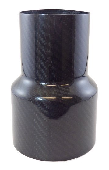 4" OD to 3" OD Carbon fiber reducer - Diesel Freak