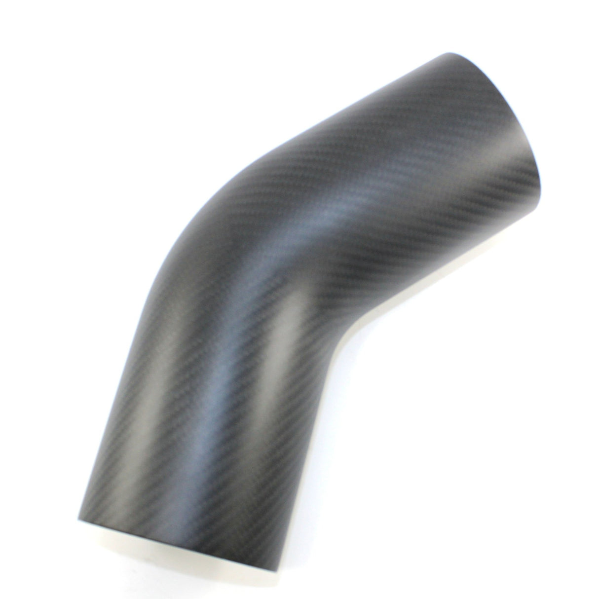4" OD X 45 Degree Carbon Fiber - Matte Finish - Diesel Freak