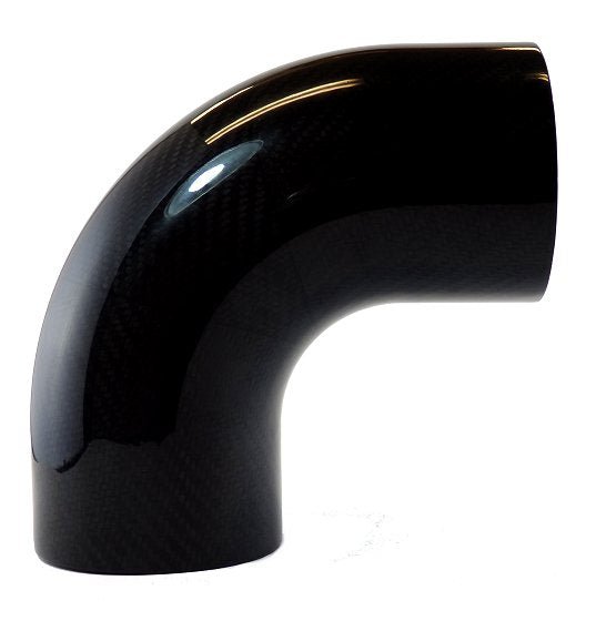 4" OD X 90 Degree Carbon fiber - Diesel Freak