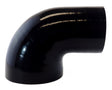 4" to 3" ID Gloss Black 90 degree elbow - Compact - Diesel Freak