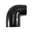 4" to 3" ID Gloss Black - One Short Leg and Short Radius - Diesel Freak