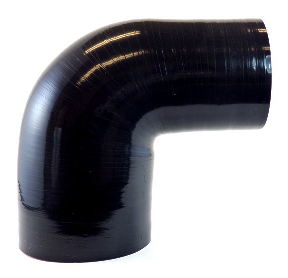 4" to 3.25" ID 90 degree elbow Gloss Black - Diesel Freak
