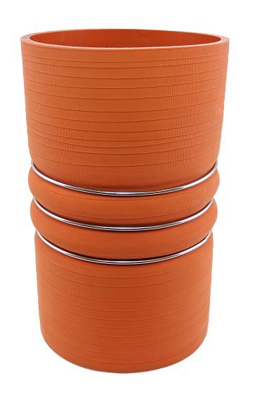 4.5" ID X 8" Long - Matte Red - Aramid 500 Degrees - Diesel Freak