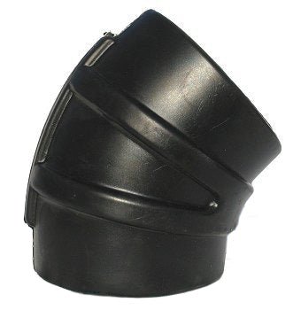 5" ID 45 degree intake hose with Ribs - Diesel Freak