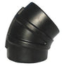 5" ID 45 degree intake hose with Ribs - Diesel Freak