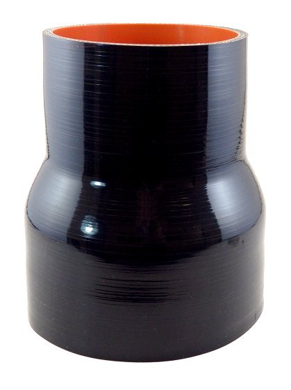 5" ID to 4" ID - Gloss Black, 6" Long Version - Diesel Freak