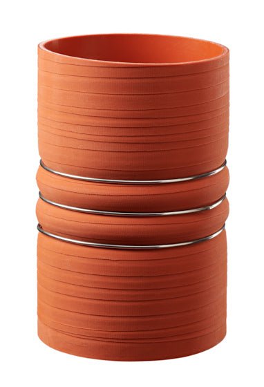 5" ID X 8" Long - Matte Red - Aramid 500 Degrees - Diesel Freak