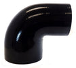 5" to 4" ID 90 degree silicone elbow Gloss Black - Diesel Freak
