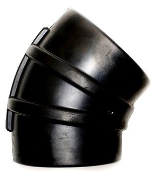 5.5" ID 45 degree Intake hose with Ribs - Diesel Freak