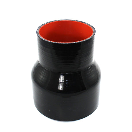 5.5" ID to 4" ID X 6" Long - Gloss Black 5 Ply - Diesel Freak