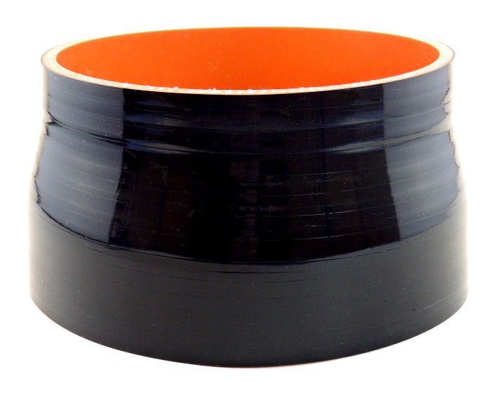 5.5" ID to 5" ID Coupler - Gloss Black - Diesel Freak
