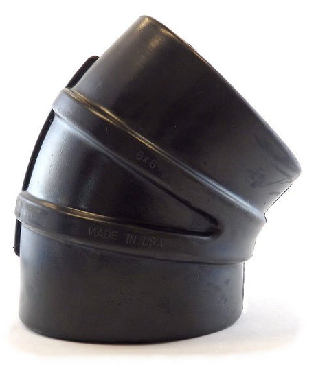 6" ID 45 degree Rubber intake boot - Diesel Freak
