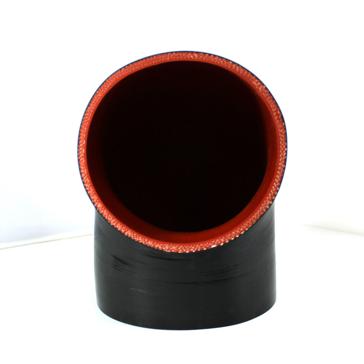 6" to 5" ID Gloss Black 90 degree - Short Radius - Diesel Freak