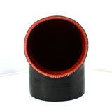6" to 5" ID Gloss Black 90 degree - Short Radius - Diesel Freak