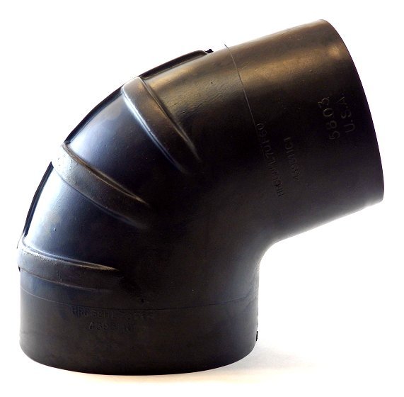 7" ID to 6" ID - 68 Degree Reducing - Rubber - Diesel Freak