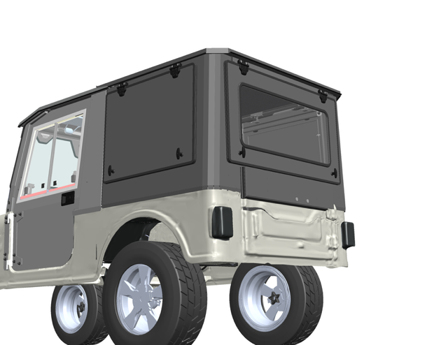Hardcabs Cargo / Utility Box / Backhalf