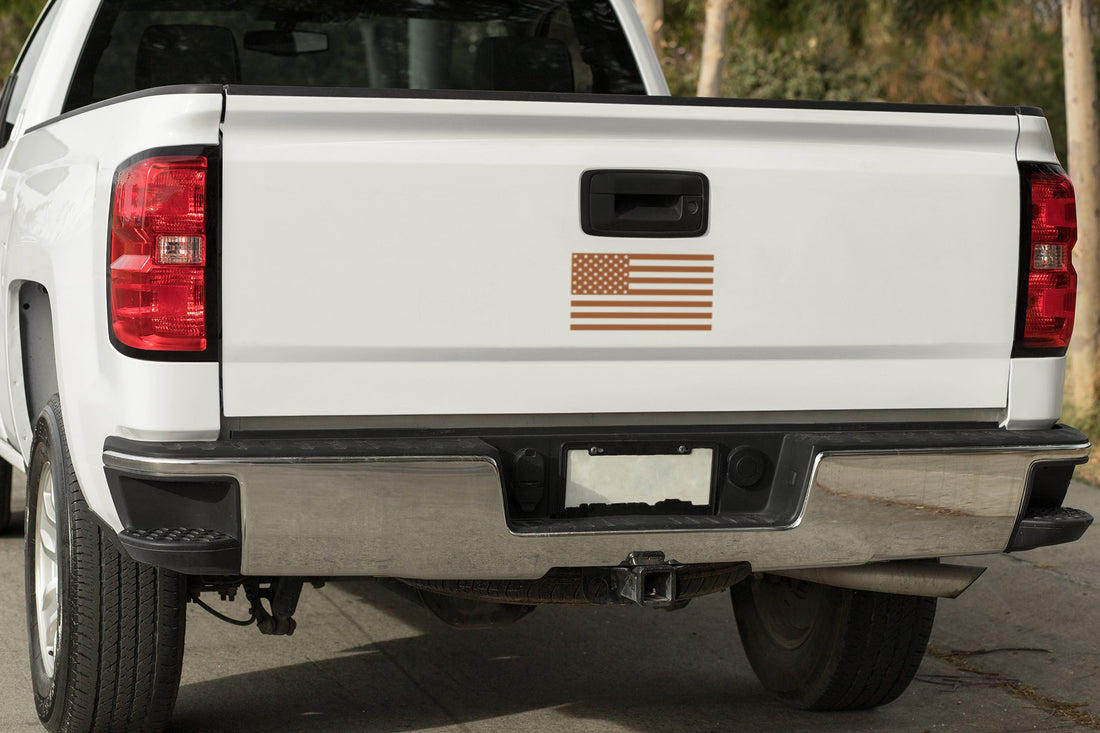 8in American Flag Decal - Diesel Freak