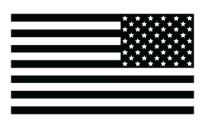 8in American Flag Decal - Diesel Freak