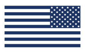 8in American Flag Decal - Diesel Freak