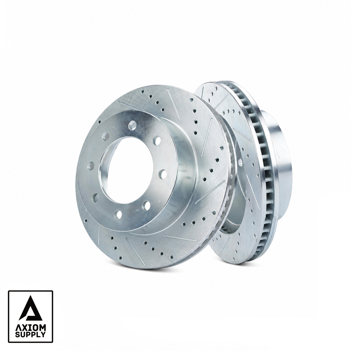 SPECIAL FLANGE (8x6.5) Front Brake Rotor SET for 2005+ Dana 60 Front w/ GM Lug Pattern