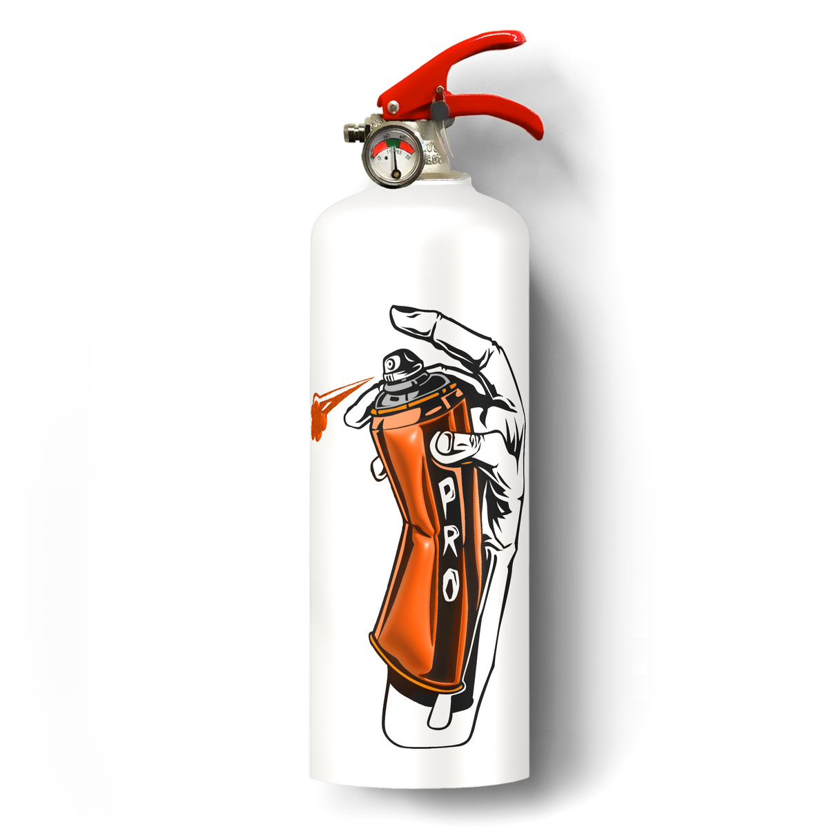 Graffiti fire extinguisher