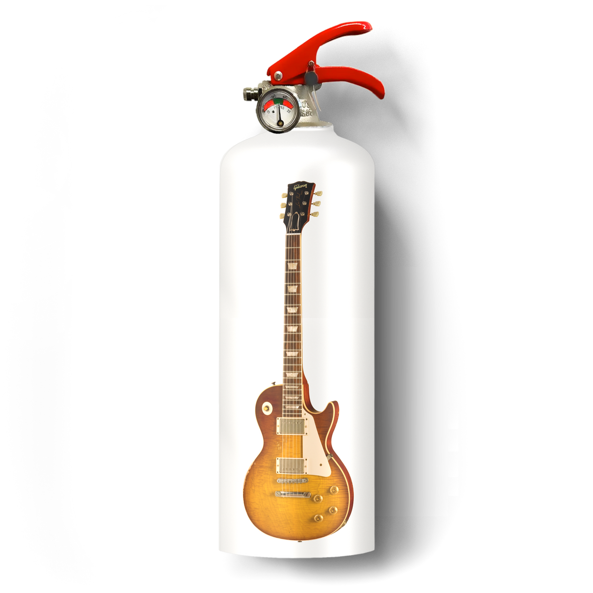 Guitar fire extinguisher